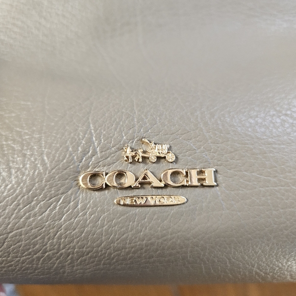 Coach Tan Pebble Leather Bag - Picture 5 of 13
